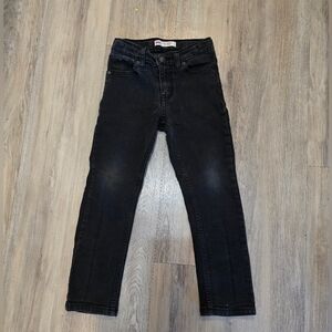 Levis black boys size 6